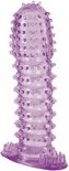Насадка гелевая фиолетовая 12 см, диаметр универсальный (растягивается) - Секс шоп Мир Оргазма