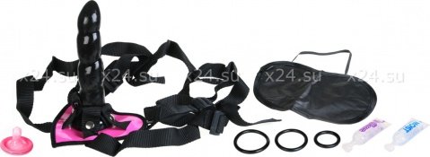 Страпон со съемной насадкой PipeDream King Cock Strap On Harness, телесный 5621-22 PD - PipeDream - Страпоны на трусиках и ремешках - Купить
