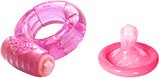 Эрекционное кольцо с вибратором (модель N 2), диаметр 4 см - Секс шоп Мир Оргазма